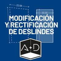 MODIFICACION Y RECTIFICACION DE DESLINDES