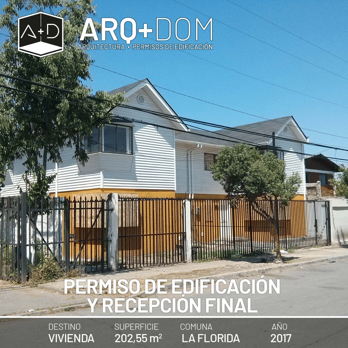 Recepción Final Viviendas Pareadas – La Florida – 2017
