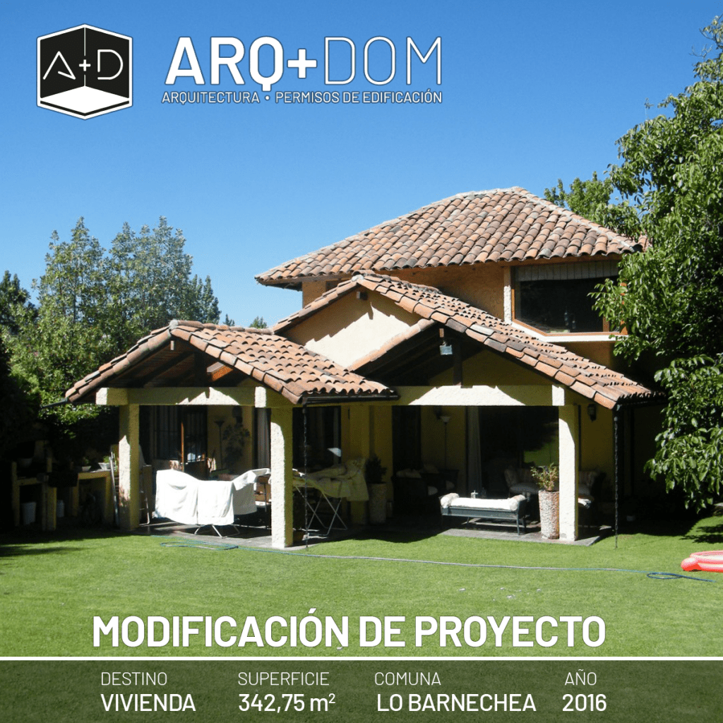 Modificación de Proyecto – Lo Barnechea – 2014
