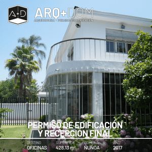 Permiso de Edificación y Recepción Final – Ñuñoa – 2017