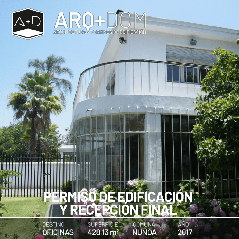 Permiso de Edificación y Recepción Final – Ñuñoa – 2017