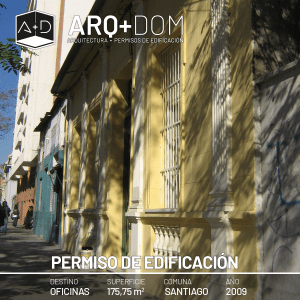 Permiso de Edificación Oficinas – Santiago – 2009